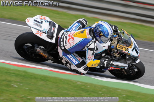 2009-05-09 Monza 1709 Superbike - Qualifyng Practice - Yukio Kagayama - Suzuki GSX-R 1000 K9
